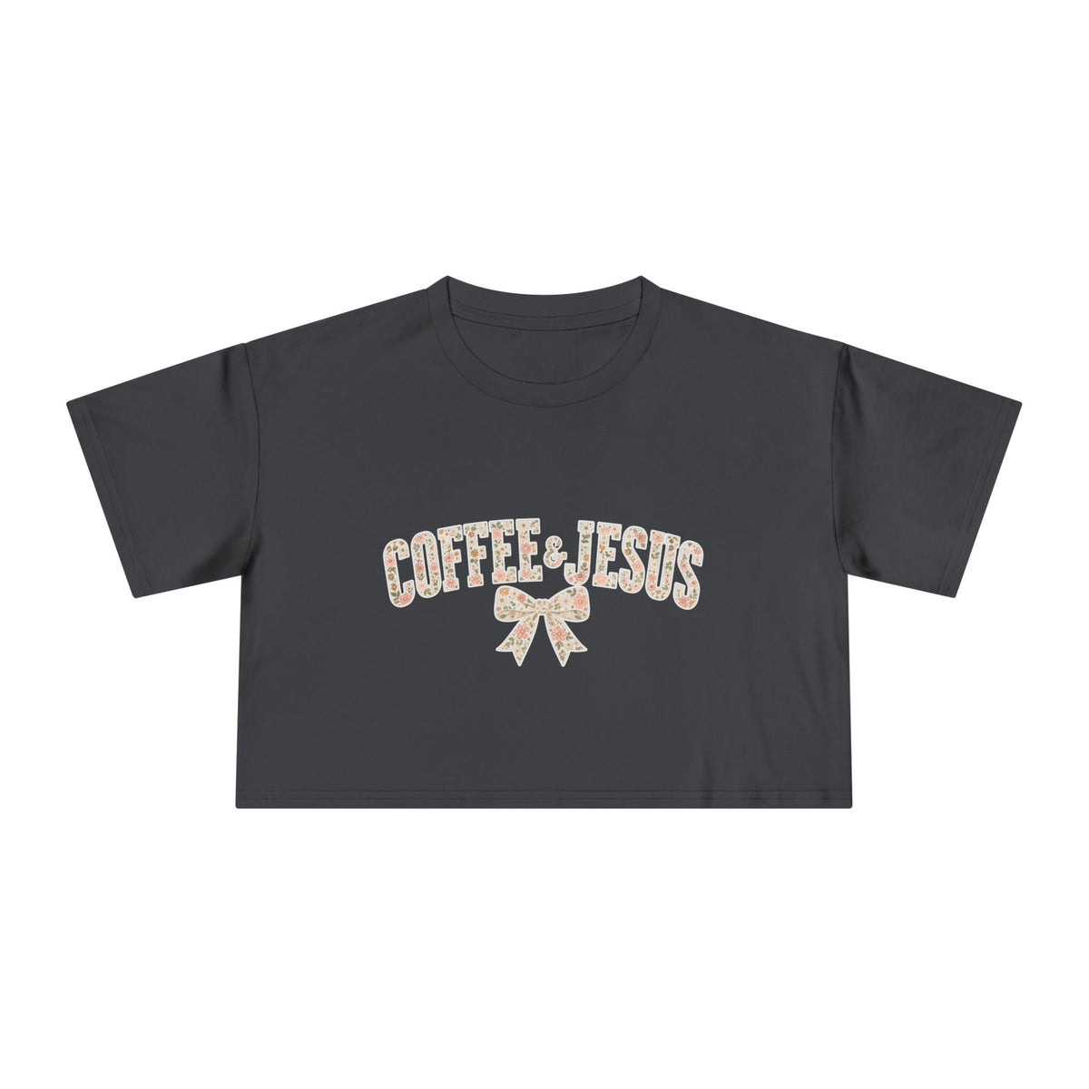 Coffee Jesus Crop Tee