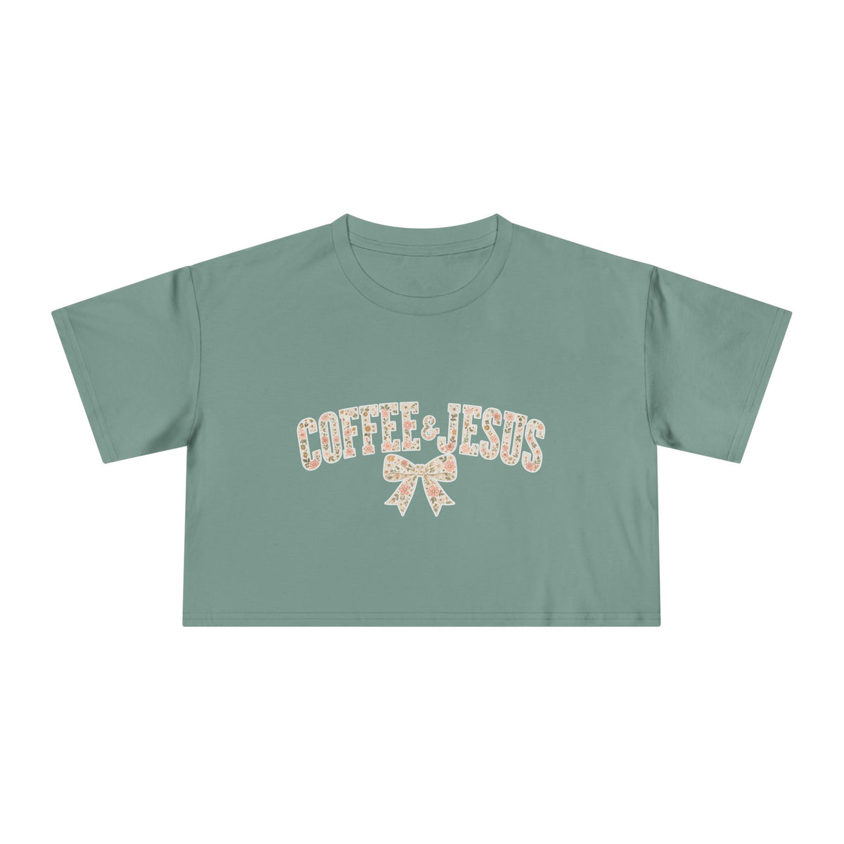 Coffee Jesus Crop Tee