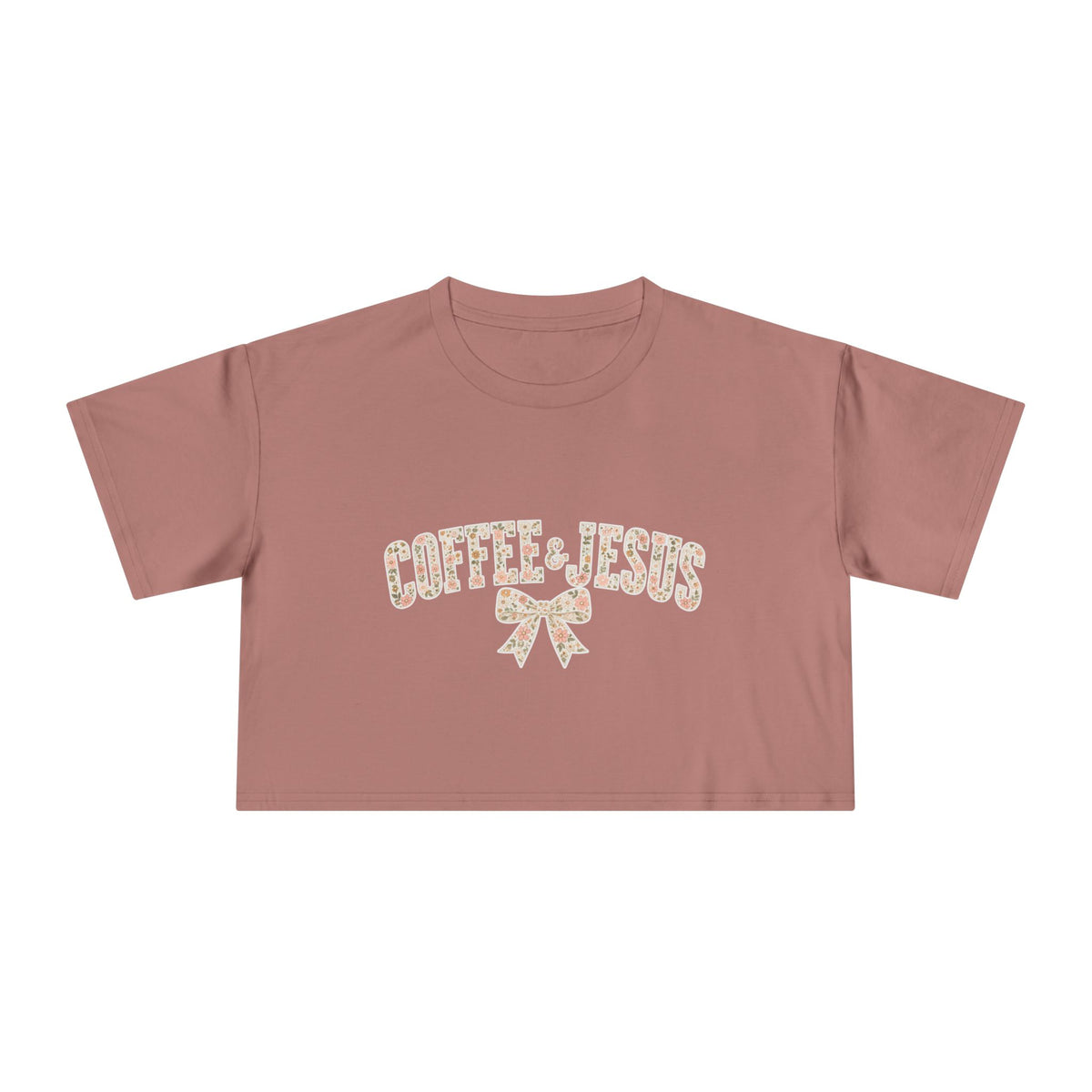 Coffee Jesus Crop Tee