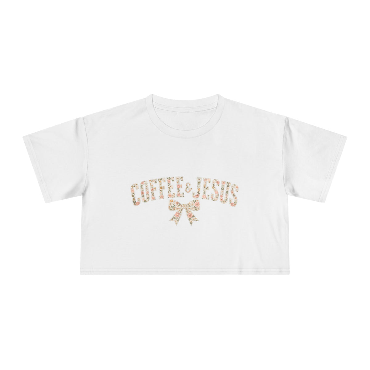 Coffee Jesus Crop Tee
